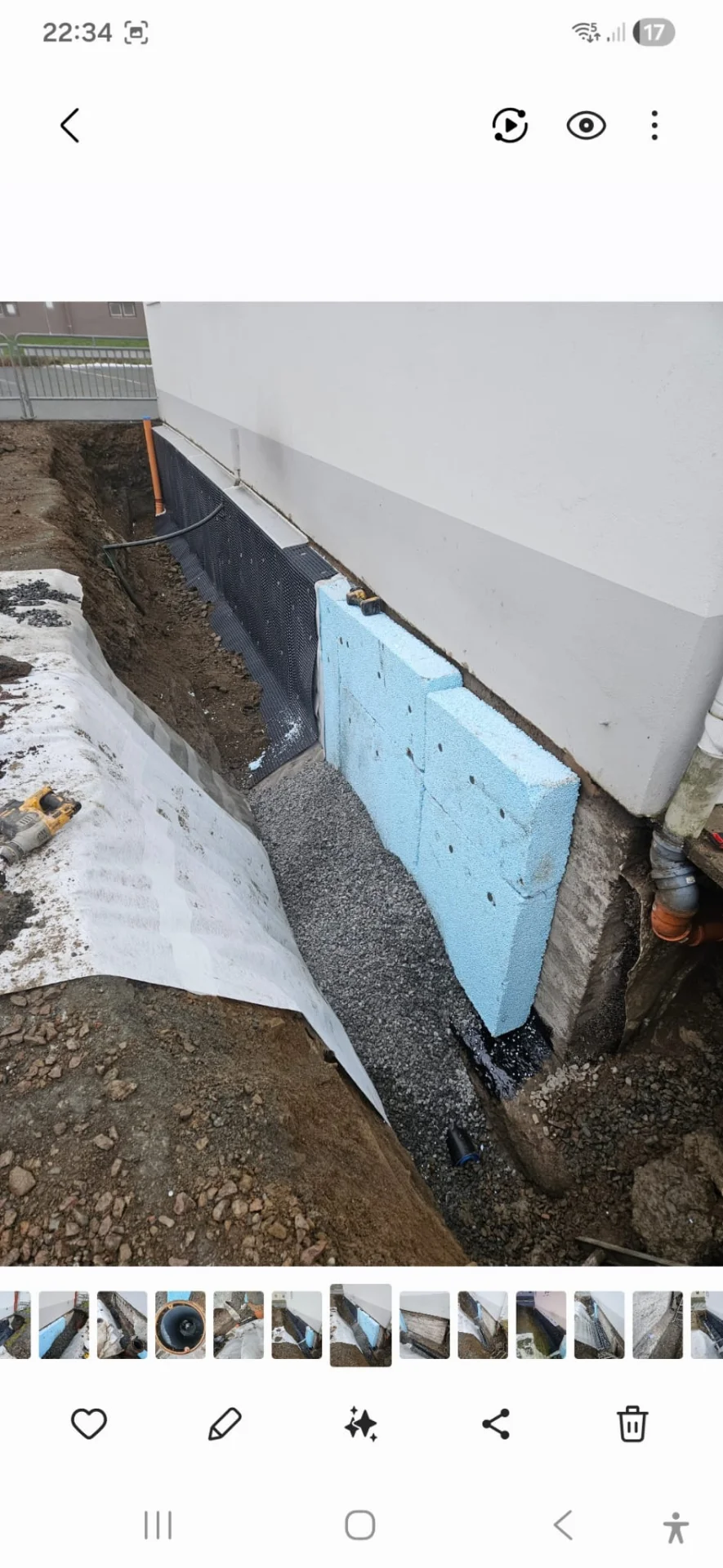 Grunddränering på Hisingen - professionellt dräneringsarbete kring villagrund